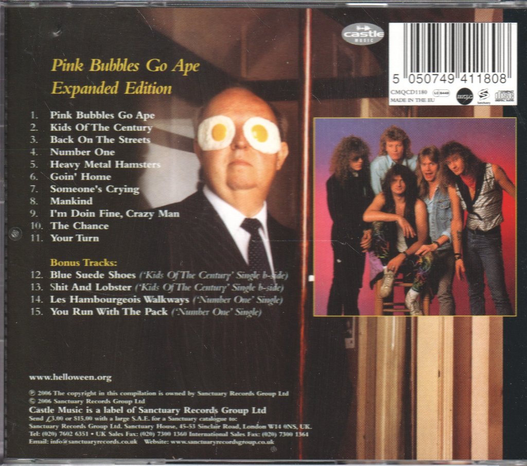 Helloween - Pink Bubbles Go Ape - Cd