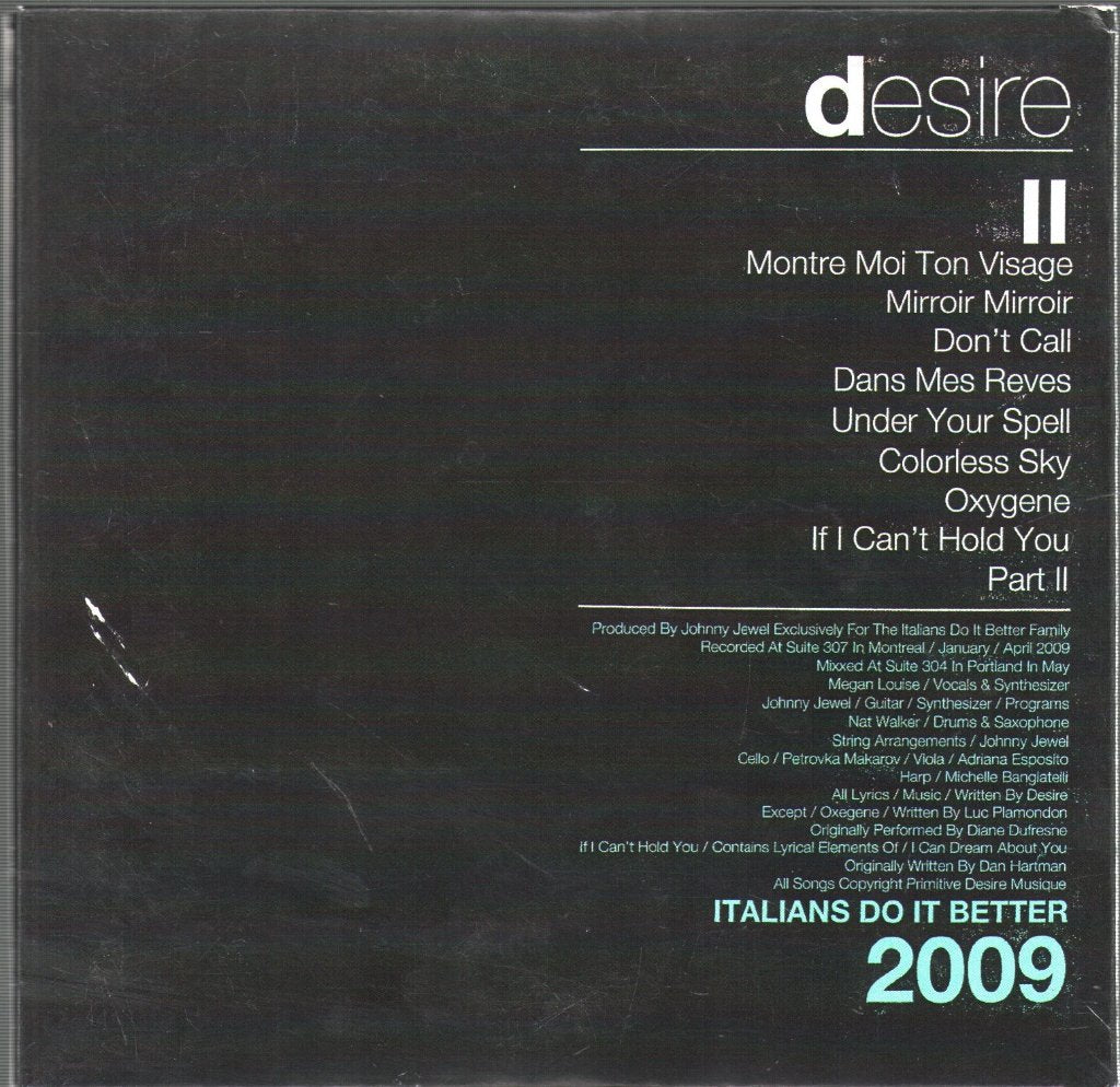 Desire - Desire - Cd