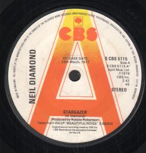 Neil Diamond - Stargazer - 7 Inch