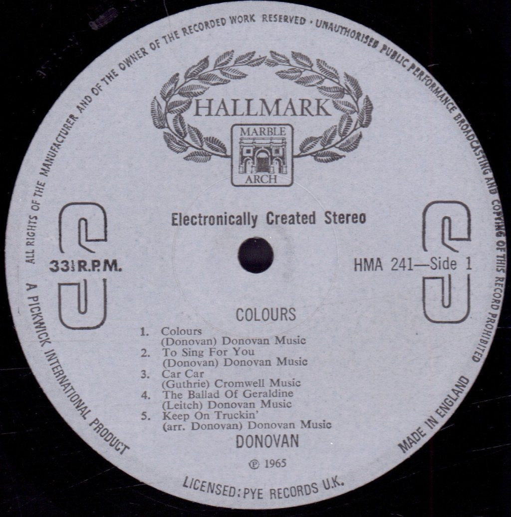 Donovan - Colours - Lp