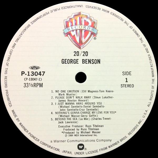 George Benson - 20/20 - Lp