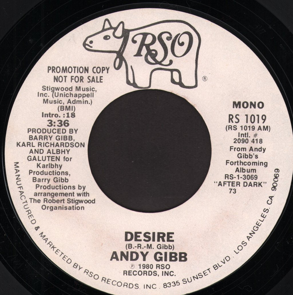 Andy Gibb - Desire - 7 Inch