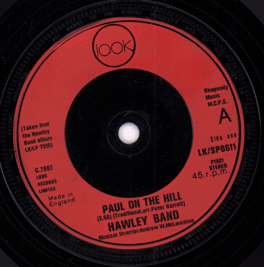 Hawley Band - Paul On The Hill - 7 Inch