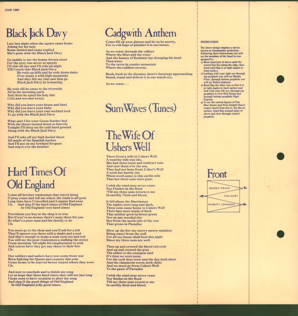 Steeleye Span - All Around My Hat - Lp