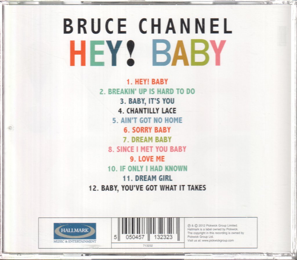 Bruce Channel - Hey! Baby - Cd