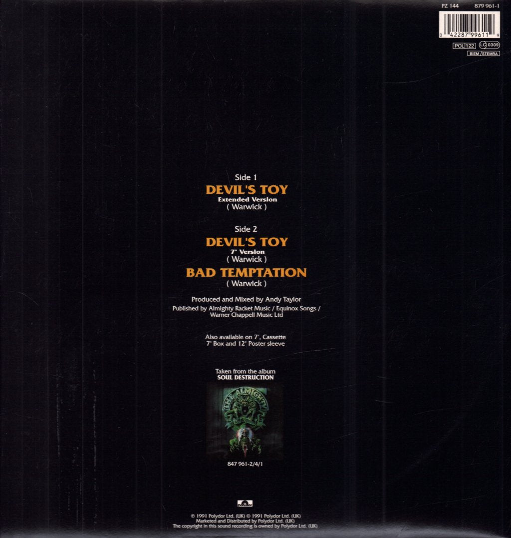 Almighty - Devil's Toy - 12 Inch