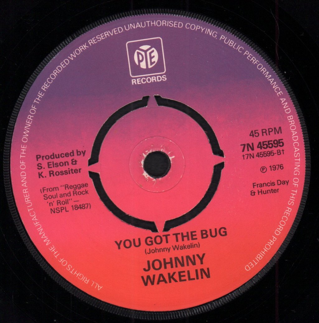 Johnny Wakelin - In Zaire - 7 Inch