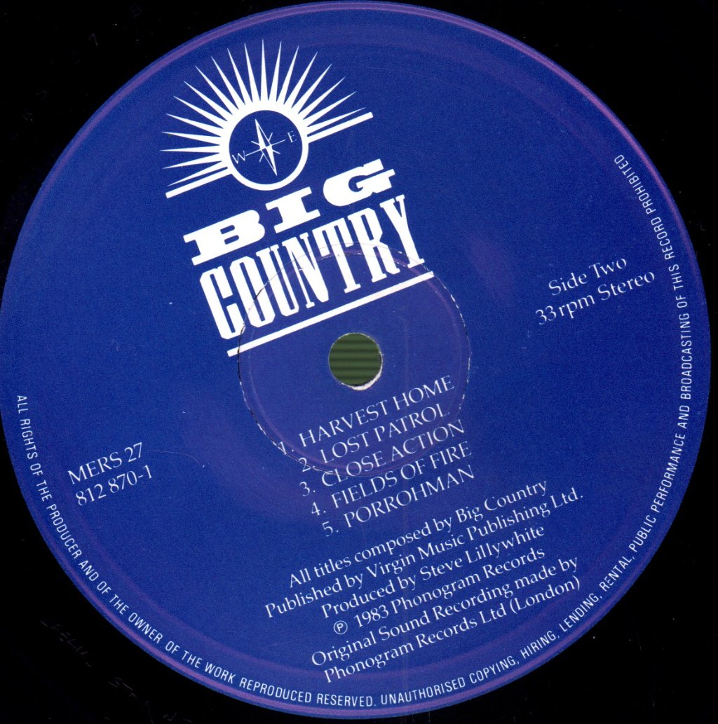 Big Country - Crossing - Lp