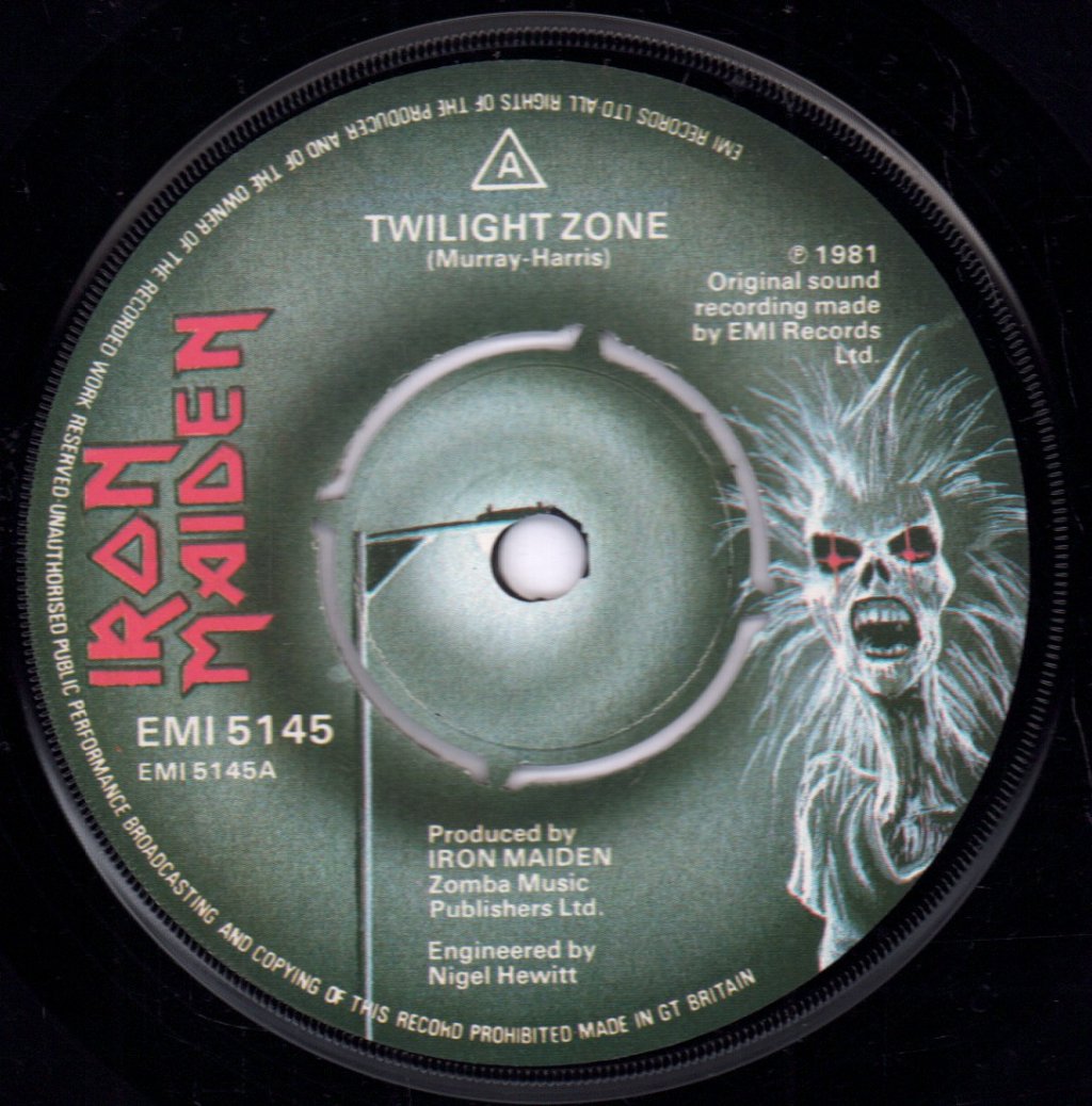 Iron Maiden - Twilight Zone - 7 Inch