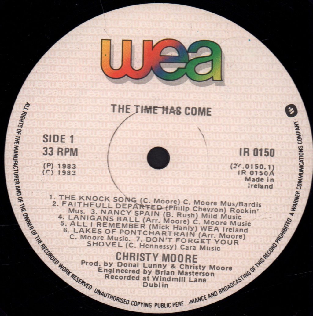 Christy Moore - Time Has Come - Lp