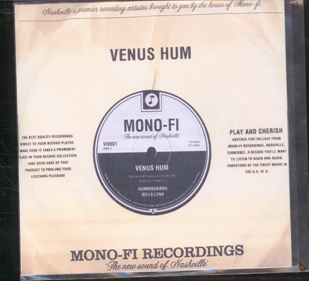 Venus Hum - Hummingbirds - Cdr
