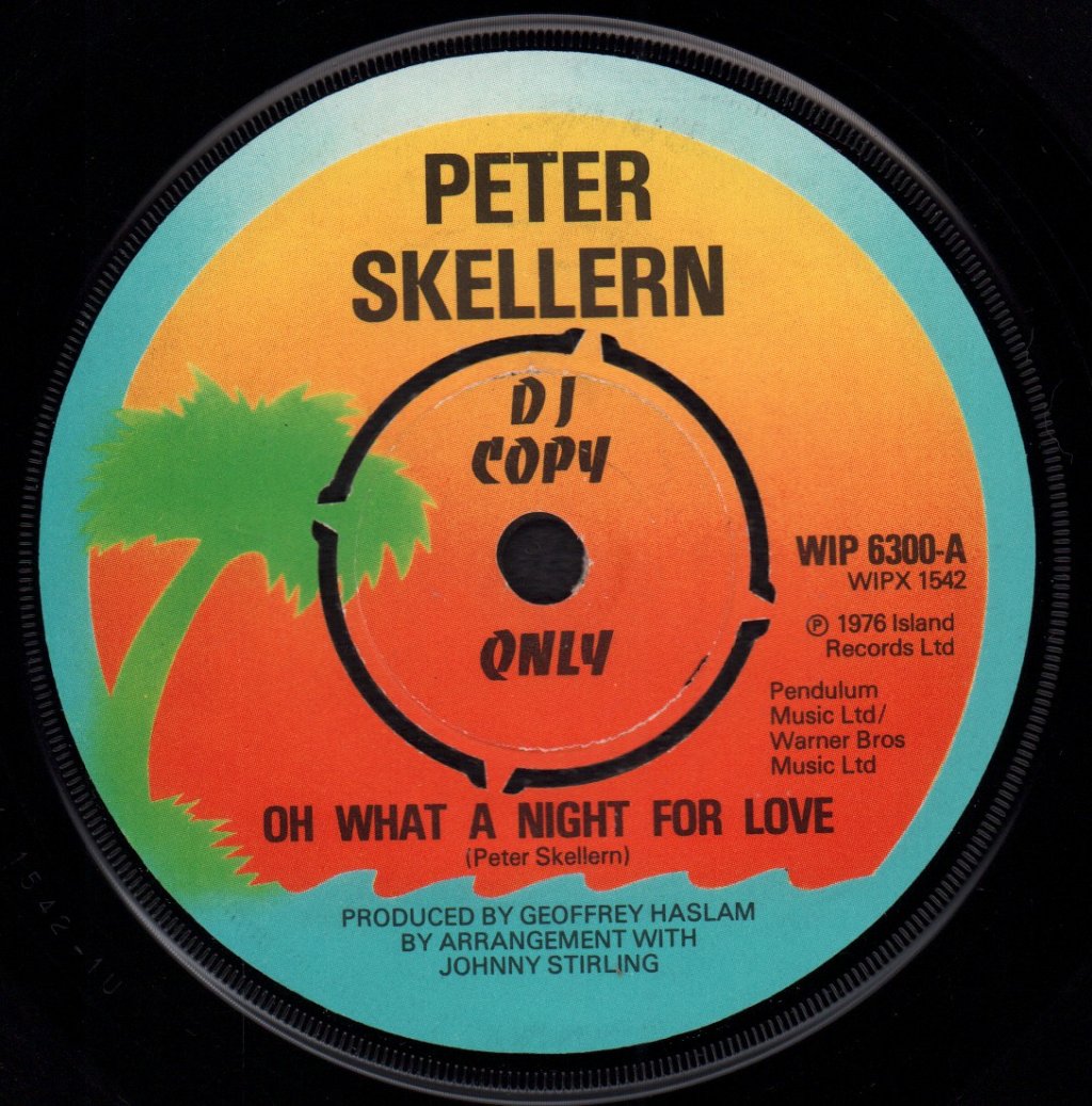 Peter Skellern - Oh What A Night For Love - 7 Inch