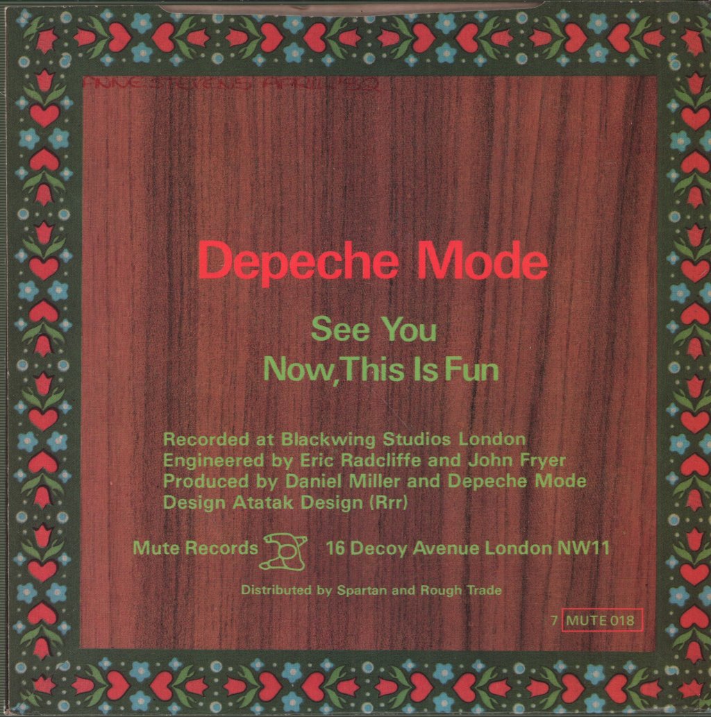 Depeche Mode - See You - 7 Inch