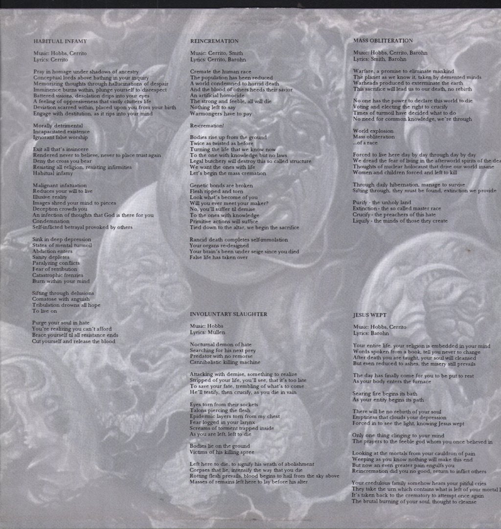 Suffocation - Effigy Of The Forgotten - Lp