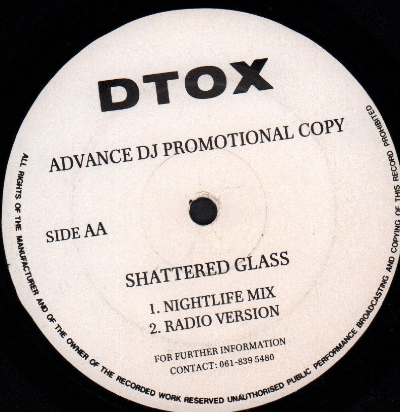 Dtox - Shattered Glass - 12 Inch