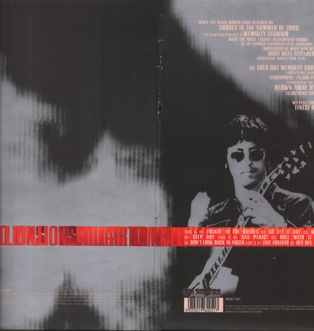Oasis - Familiar To Millions - Triple Lp