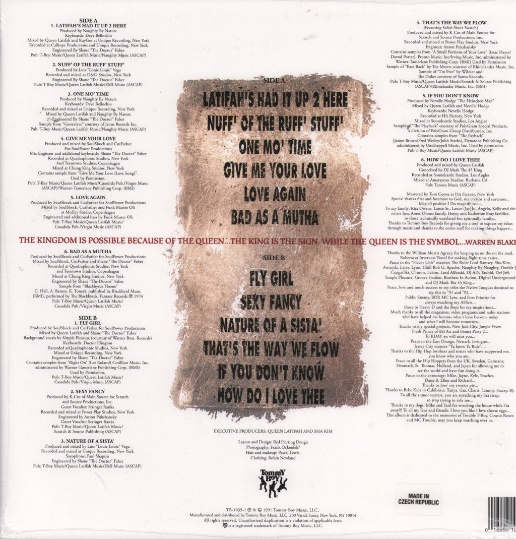 Queen Latifah - Nature Of A Sista' - Lp