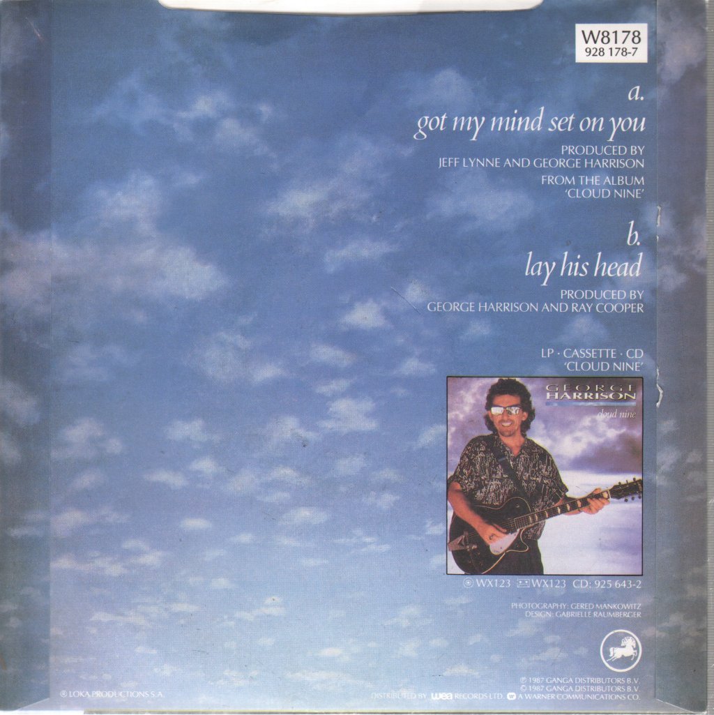 George Harrison - Got My Mind Set On You - 7 Inch