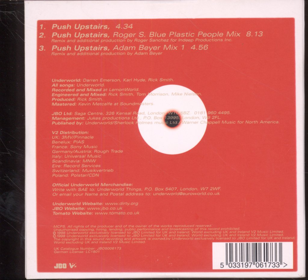 Underworld - Push Upstairs - Cd