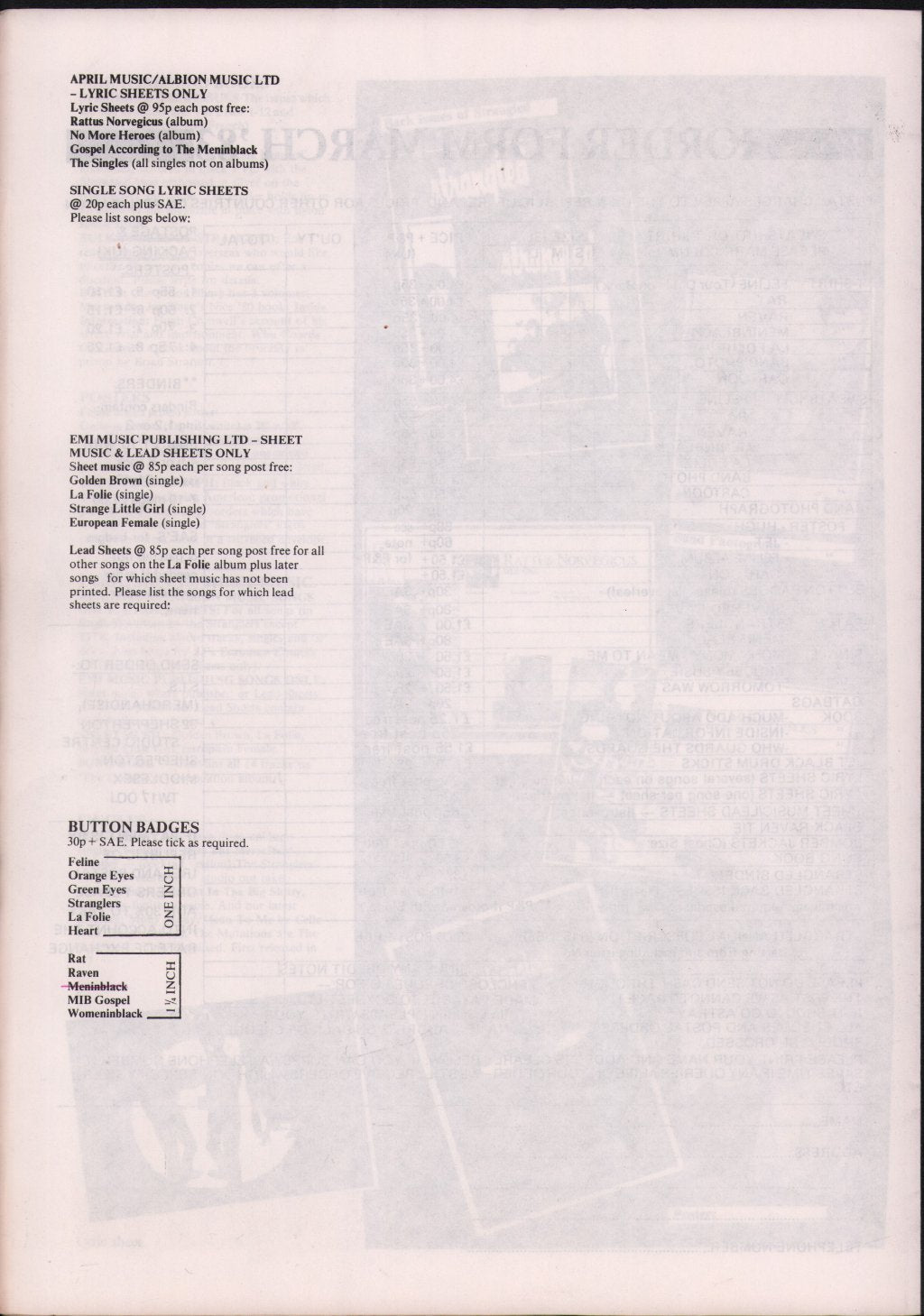 Stranglers - Strangled Volume 2 Number 12 - Fanzine