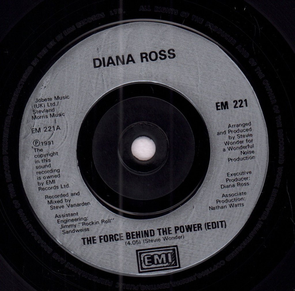 Diana Ross - Force Behind The Power - 7 Inch