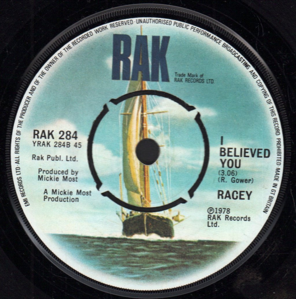 Racey - Lay Your Love On Me - 7 Inch