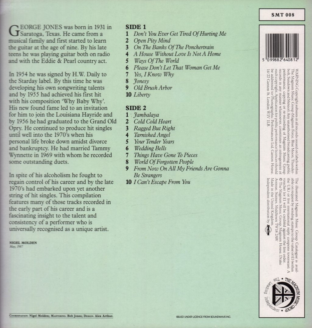 George Jones - Ways Of The World - Lp