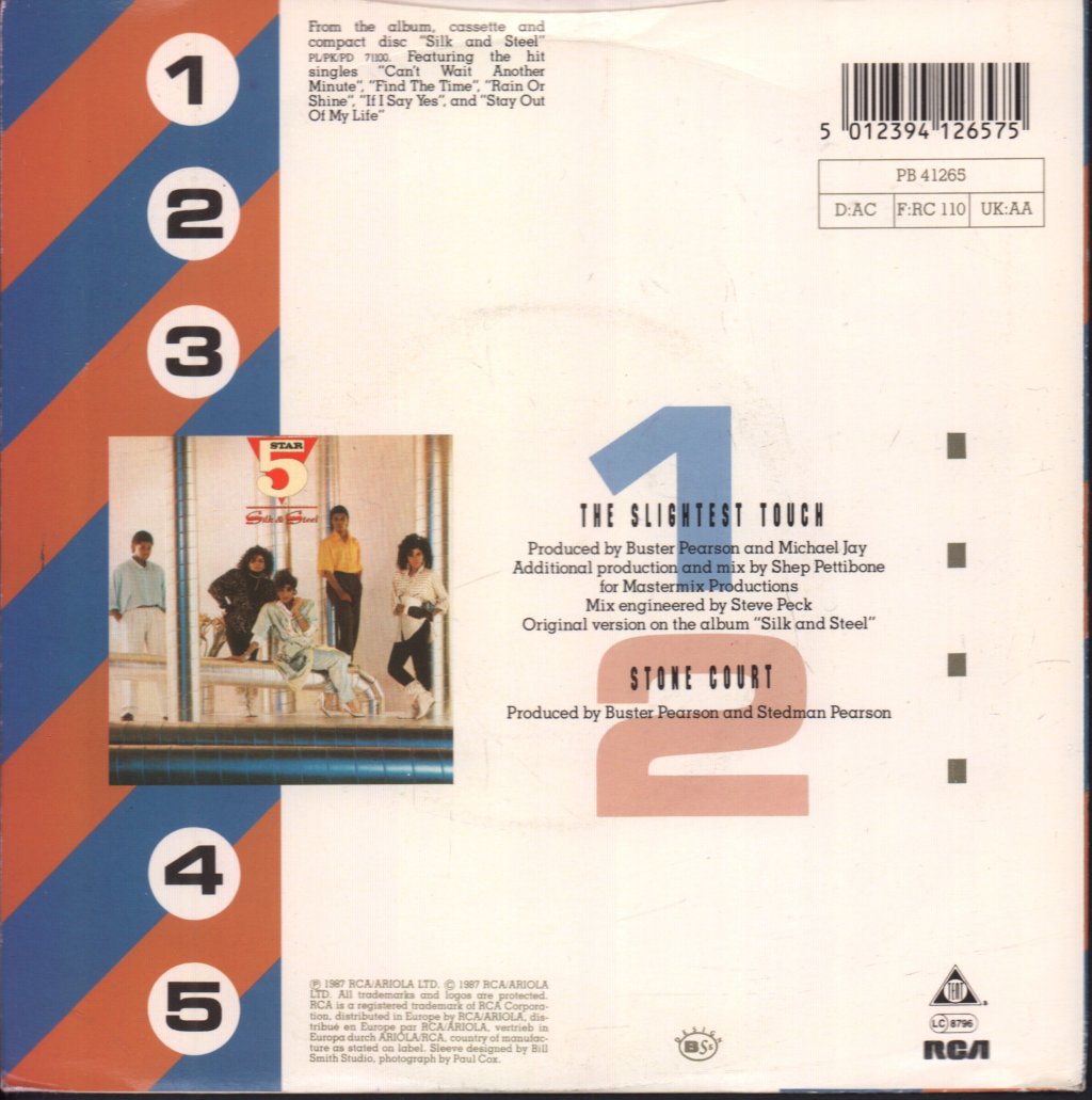 Five Star - Slightest Touch - 7 Inch