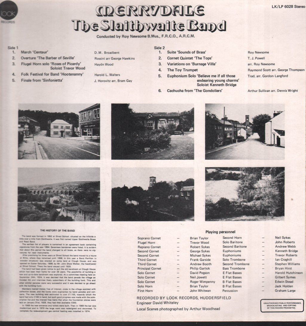 Slaithwaite Band - Merrydale - Lp