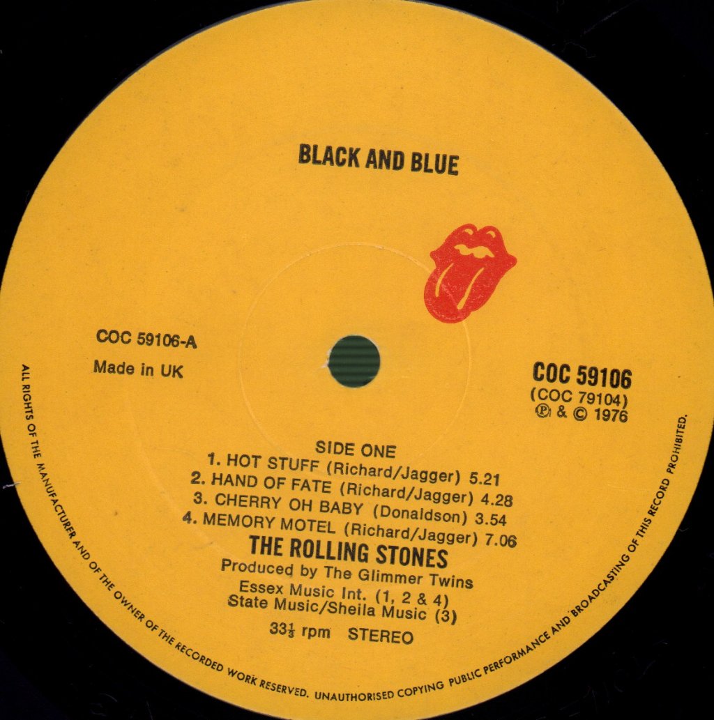Rolling Stones - Black And Blue - Lp