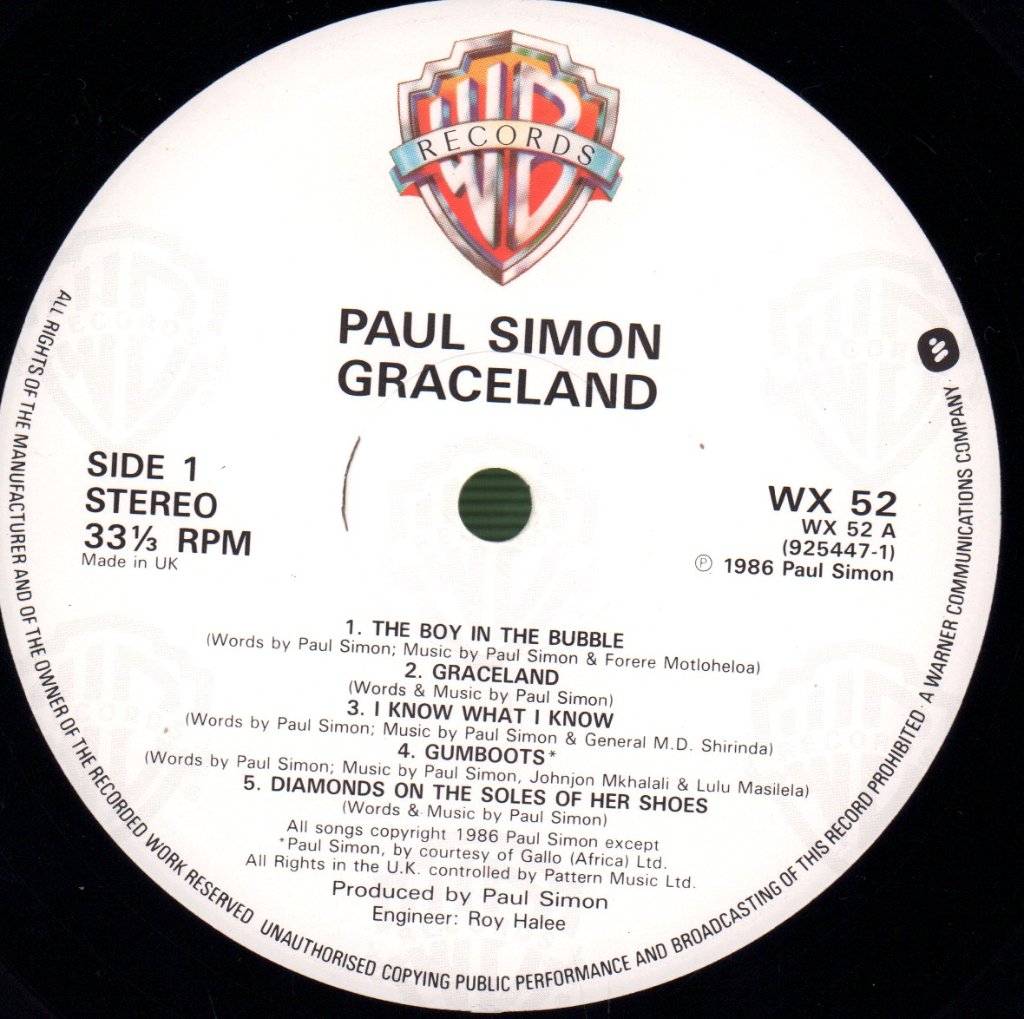 Paul Simon - Graceland - Lp