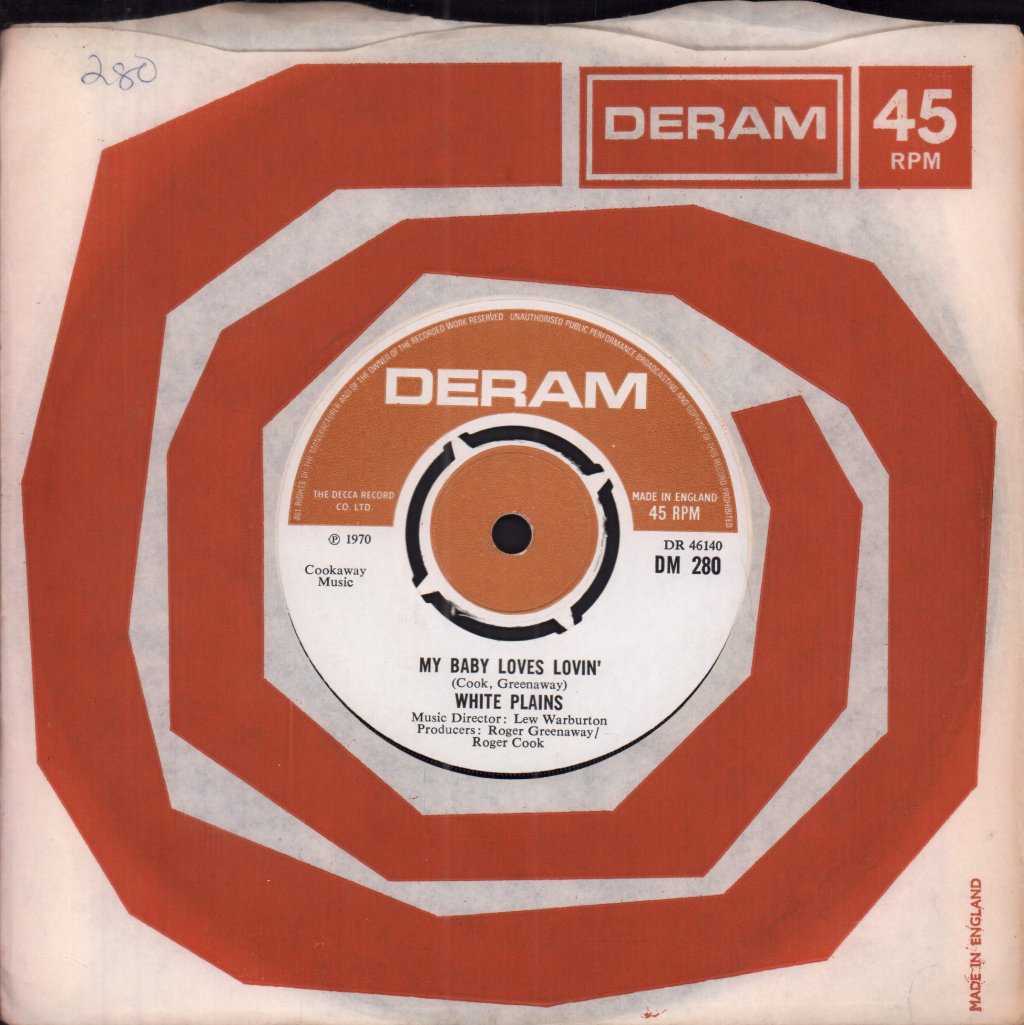 White Plains - My Baby Loves Lovin' - 7 Inch