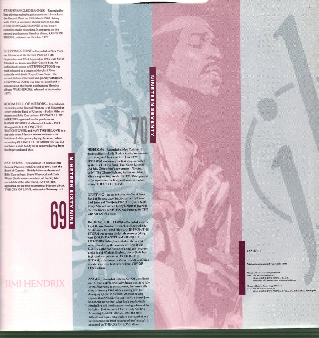 Jimi Hendrix - Cornerstones 1967 - 1970 - Lp