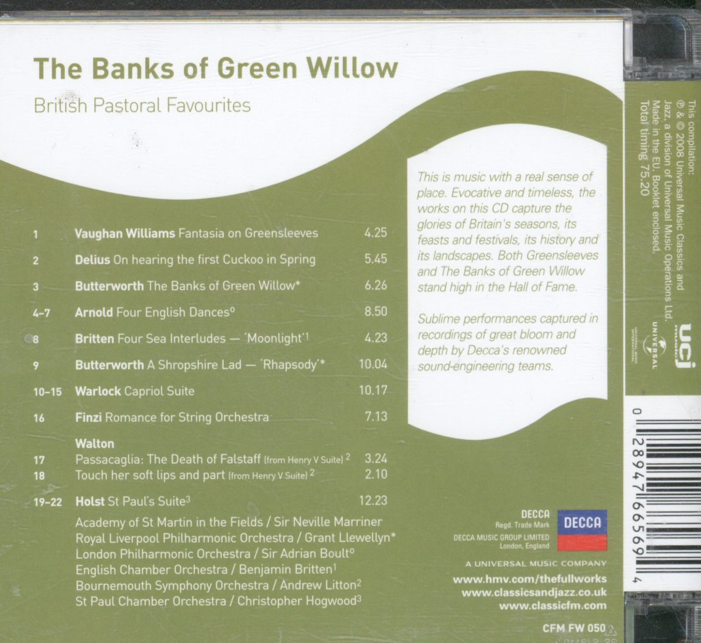 Various Artists - Banks of Green Willow - Cd