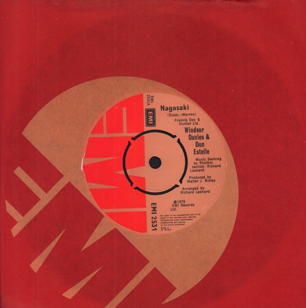 Windsor Davies And Don Estelle - Nagasaki - 7 Inch
