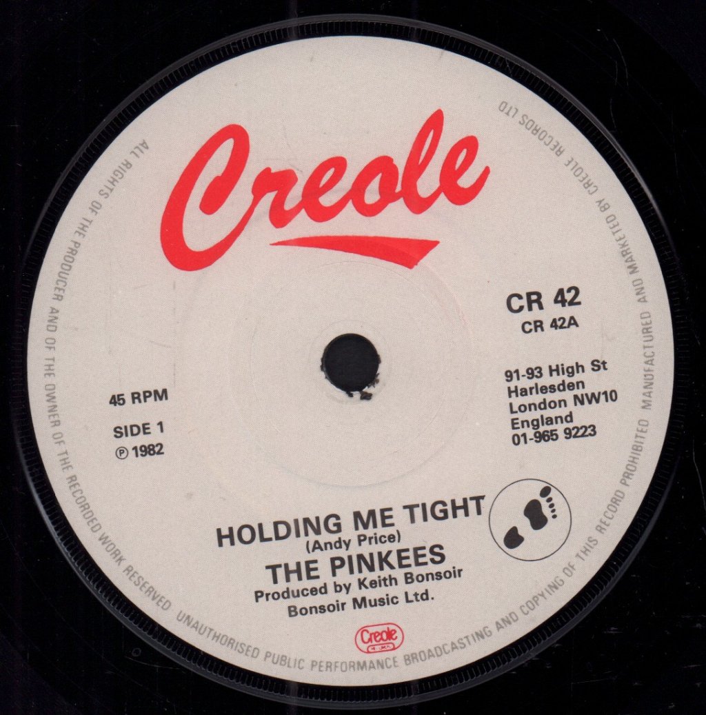 Pinkees - Holding Me Tight - 7 Inch