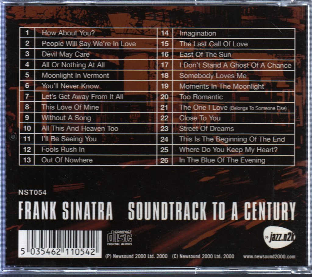 Frank Sinatra - Soundtrack To A Century - Cd