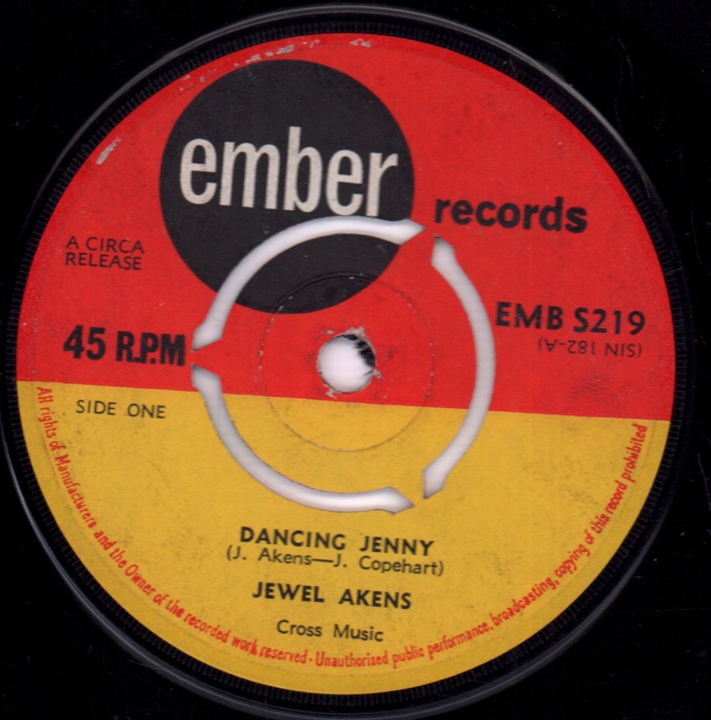 Jewel Akens - Dancing Jenny - 7 Inch