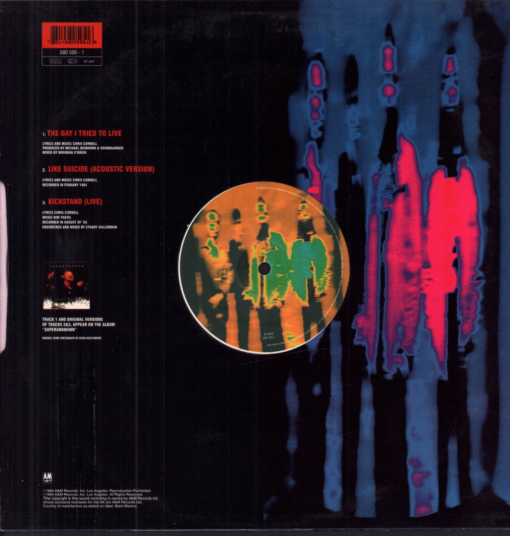 Soundgarden - Day I Tried To Live - 12 Inch