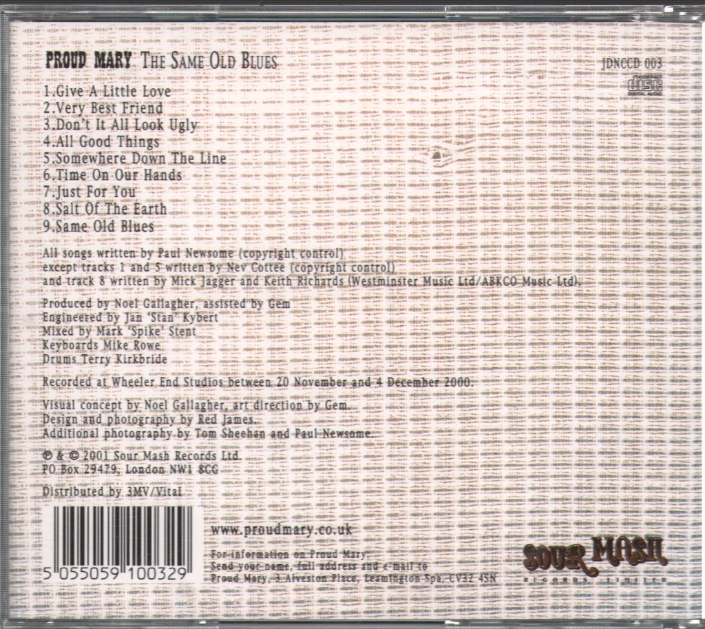 Proud Mary - Same Old Blues - Cd