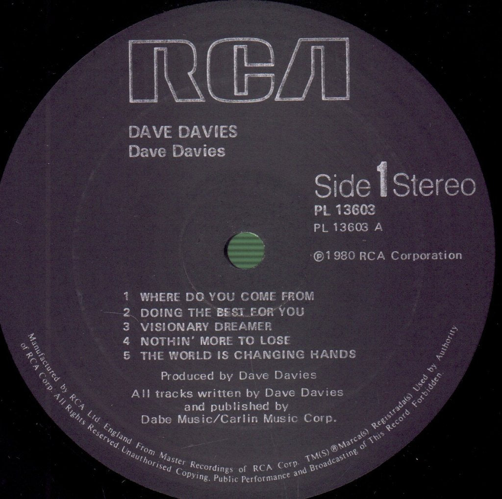 Dave Davies - Dave Davies - Lp