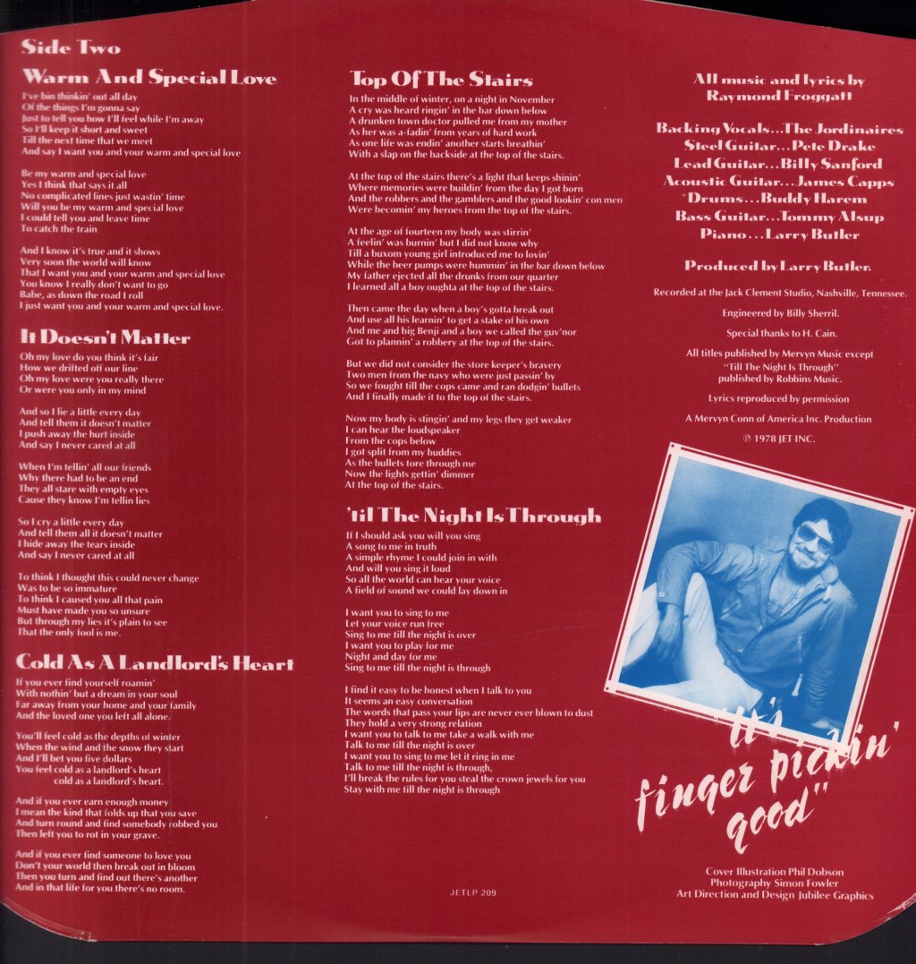 Raymond Froggatt - Southern Fried Frog - Lp