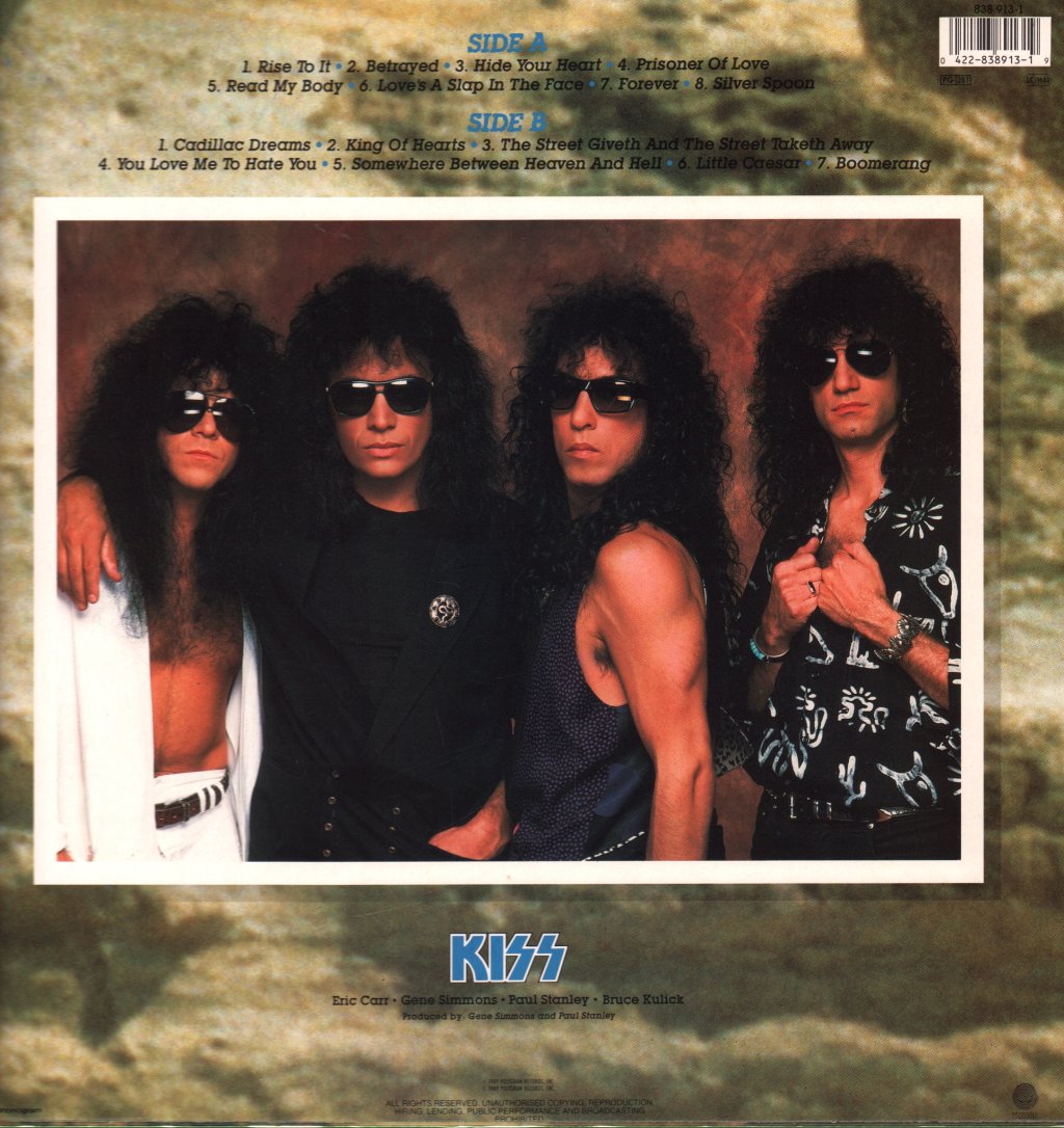 Kiss - Hot In The Shade - Lp