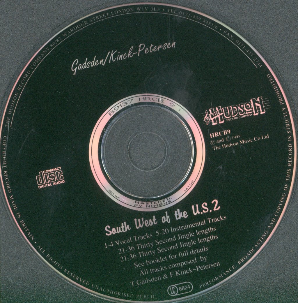 Gadsden/Kinch-Petersen - South West Of The U.S. 2 - Cd