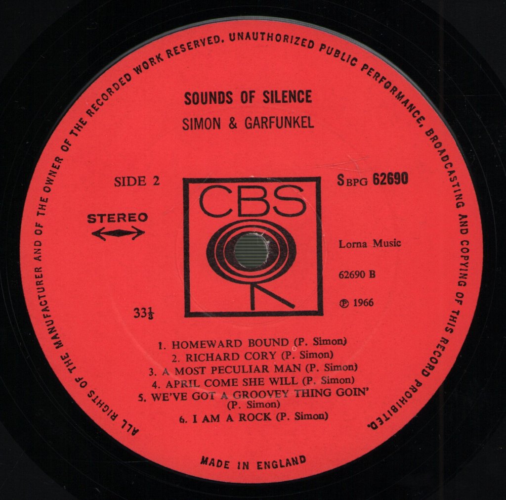 Simon And Garfunkel - Sounds Of Silence - Lp