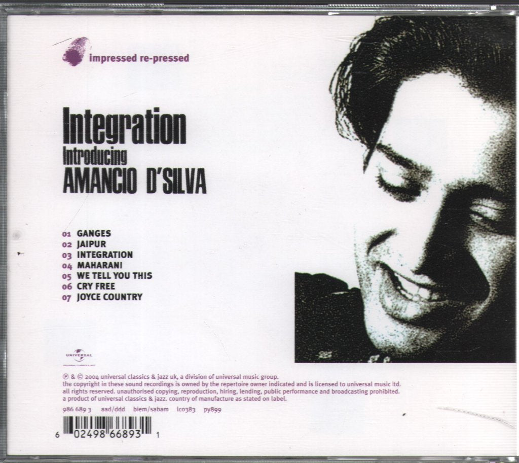 Amancio D'Silva - Integration - Cd