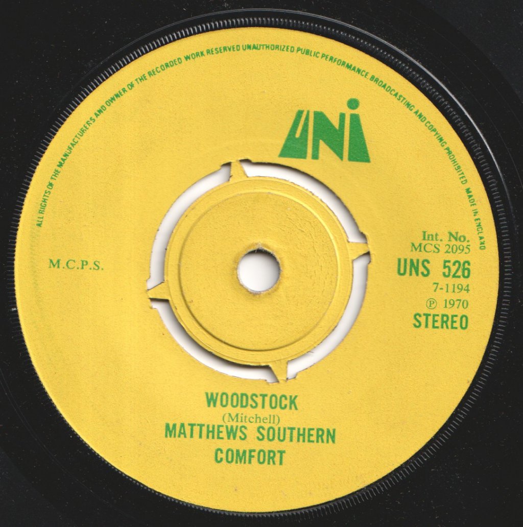Matthews Southern Comfort - Woodstock - 7 Inch
