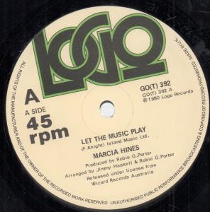Marcia Hines - Let The Music Play - 12 Inch