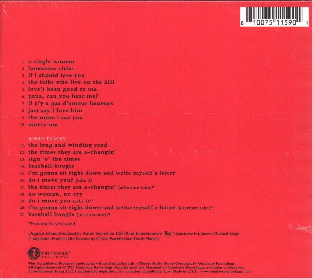 Nina Simone - A Single Woman: The Complete Elektra Recordings - Cd