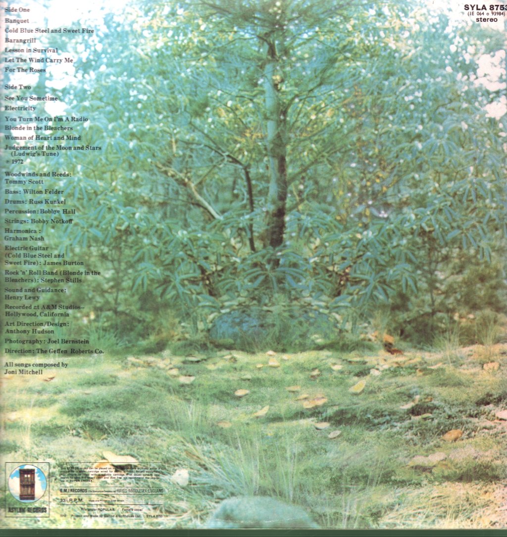 Joni Mitchell - For The Roses - Lp